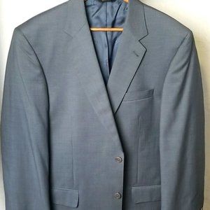 Jos A Bank Men's Two-Button Blazer, 100% Wool Coat Jacket Size 42R